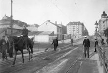 Studenter var strejkbrytare i renhållningsstrejken 1905