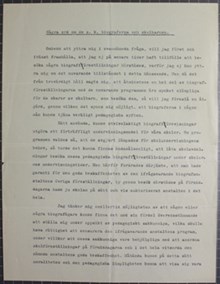 Några ord om de s.k. biograferna och skolbarnen - talmanuskript 1908