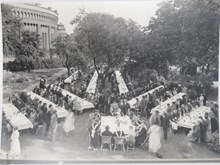 Festligt firande av Sofia Hellqvist, 104 år, 1938