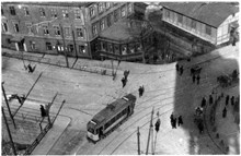 Utsikt från Katarinahissen år 1914