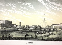 Norrbro från Blasieholmen 1859