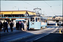 Spårvagn, Mustang A25, vid Slussen våren 1967