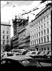 Brunkebergstorg mot norr. Telefontornet