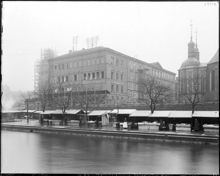 Gamla riksdagshuset under ombyggnad, Birger Jarls Torg 5