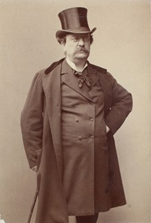 Porträtt av rektorn Karl Edvard Palmgren