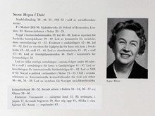 Signe Höjer (född Dahl). Ledamot av stadsfullmäktige 1938-1946 och 1950-1952