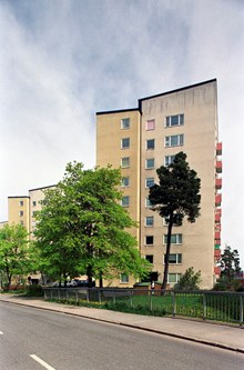 Höghus i Hagsätra