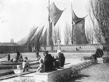 Vårbild från Stadshusträdgården