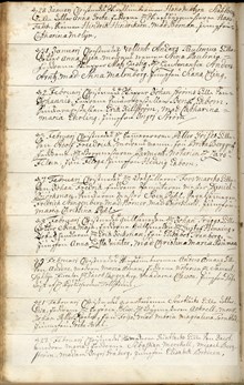 Jacob Güntlack döps 1744