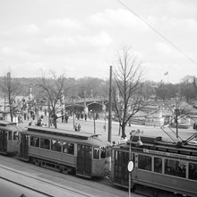 Strandvägen med utsikt mot Djurgårdsbron