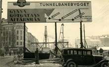 Katarinatunneln, Tunnelbanebygget!