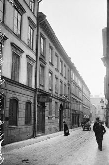 Beridarebansgatan norrut från Mäster Samuelsgatan.