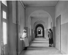 Manilla: Korridor på Manillaskolan
