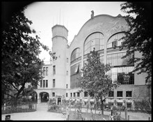 Centralbadet med gårdsinteriör, Drottninggatan 88