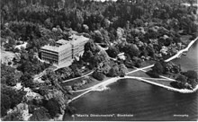 Manilla dövstumsskola i Stockholm - flygbild