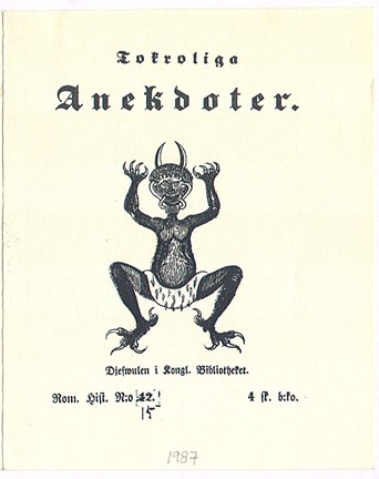 Omslag Tokroliga anekdoter
