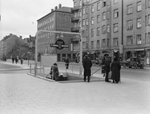 Station Ringvägen. Exteriör från söder på dagen