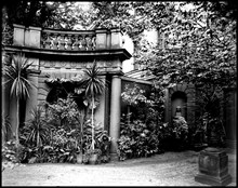 Gårdsinteriör från Tessinska palatset, Överståthållarhuset, Slottsbacken 4