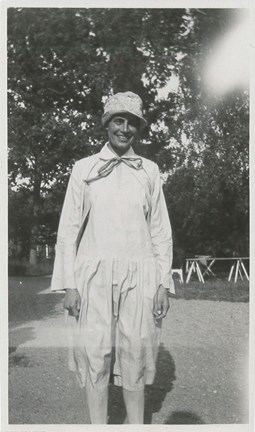 Honorine Hermelin på kvinnliga medborgarskolan vid Fogelstad, 1930