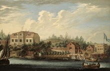 Svindersvik, utsikt från Saltsjön