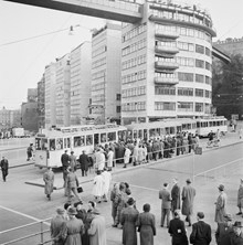 Invigning av tunnelbanan  mellan Slussen och Hökarängen