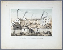 Konstblad. Åkerlindska kakelfabriken i Stockholm