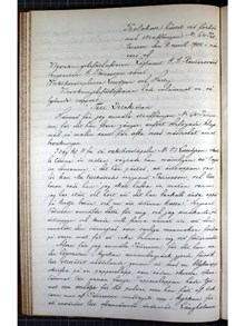 Straffånge Pettersson klagar på maten på Centralfängelset Långholmen 1904