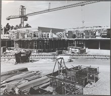 Tensta gymnasium under uppbyggnad
