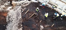 Bebyggelse vid Slussen 1540-tal