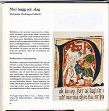 Med hugg och slag / Margareta Weidhagen-Hallerdt