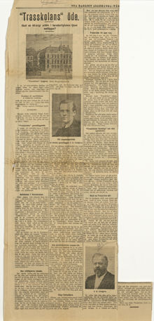 Lindgrenska Trasskolan 1870-1910