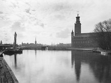 Klara Sjö sedd mot Stadshuset och Stadshusbron