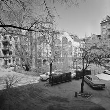 Drottninggatan 88. Centralbadets gårdsfasader