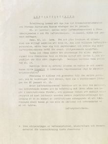 Meddelande om luftskyddsövning