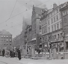 Eldsvåda vid Kornhamnstorg 