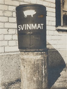 Svinmatskärl för sopsortering av köksavfall