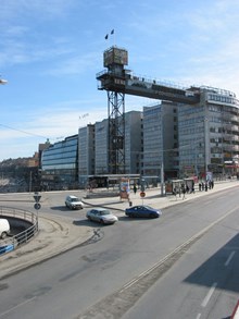 Katarinahissen, restaurang Gondolen och kv Tranbodarne