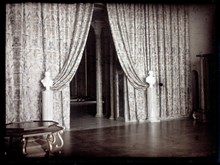 Stadshuset, draperier i Salen Tre Kronor