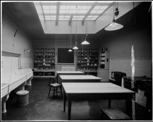 Interiör från köket i Wallinska skolan vid Tegnérlunden 5