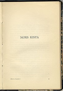 Mors kista / Maria Sandel