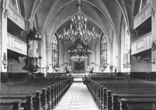 Interiör av Klara kyrka