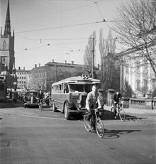Trafikbilder från Riddarhustorget
