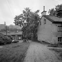 Långholmen. Byggnader vid Mälarvarvet