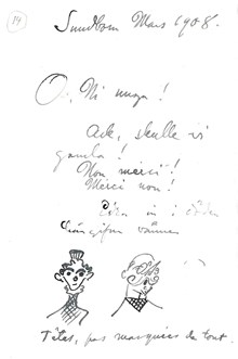 Brev från Carl Larsson till Ernest Thiel