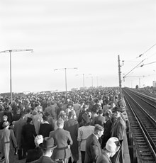 Skanstullsbrons invigning av borgarrådet Berglund