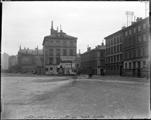 Stureplans södra sida med Biblioteksgatan