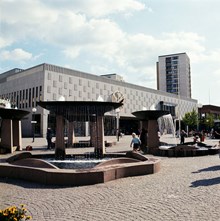 Fontän i Farsta centrum