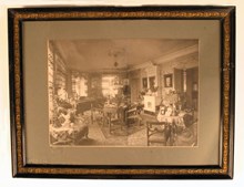 Inramat fotografi; Röda Korsets sjuksköterskehem, Kammakargatan 66