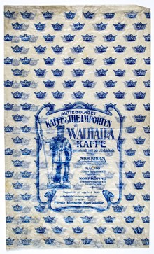 Papperspåse. Walhalla Kaffe. Aktiebolaget Kaffe & Teeimporten.