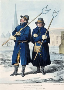 Watchmen of Stockholm - Le guet à Stockholm. Två brandvakter